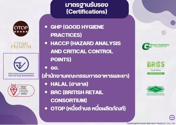 Certifications
